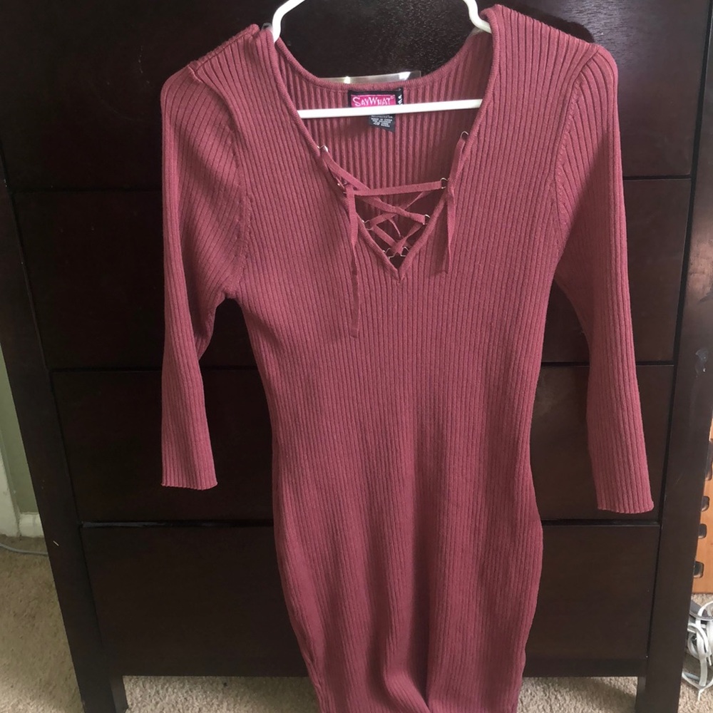 Muave tight dress